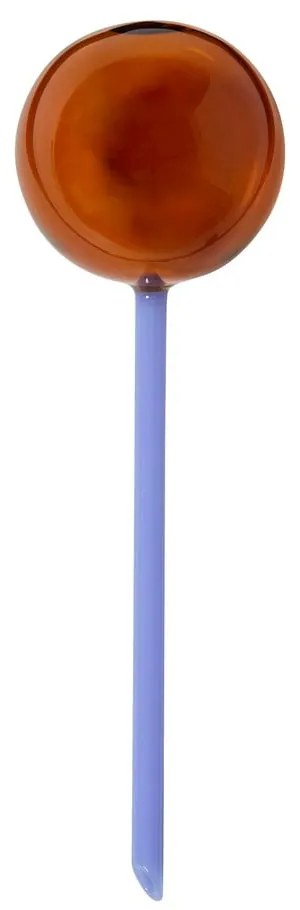 Sferă de udare din sticlă albastră-maronie Flora - Hübsch