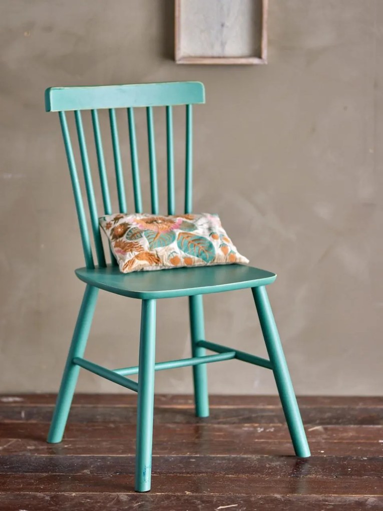 Scaun dining, verde, din lemn pin, Mill