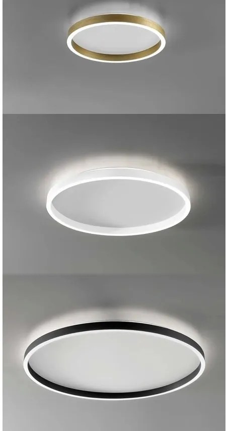 Plafoniera LED design slim AELA 40cm, auriu, alb sau negru