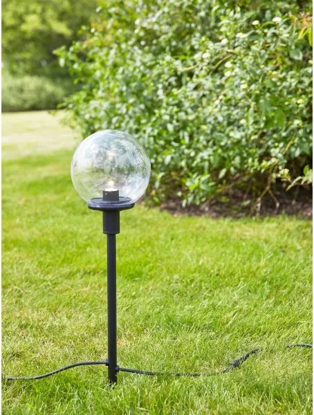 Markslöjd 107283 - Lampă LED de exterior GARDEN24 LED/3W/24V 81 cm IP44 negru/transparent