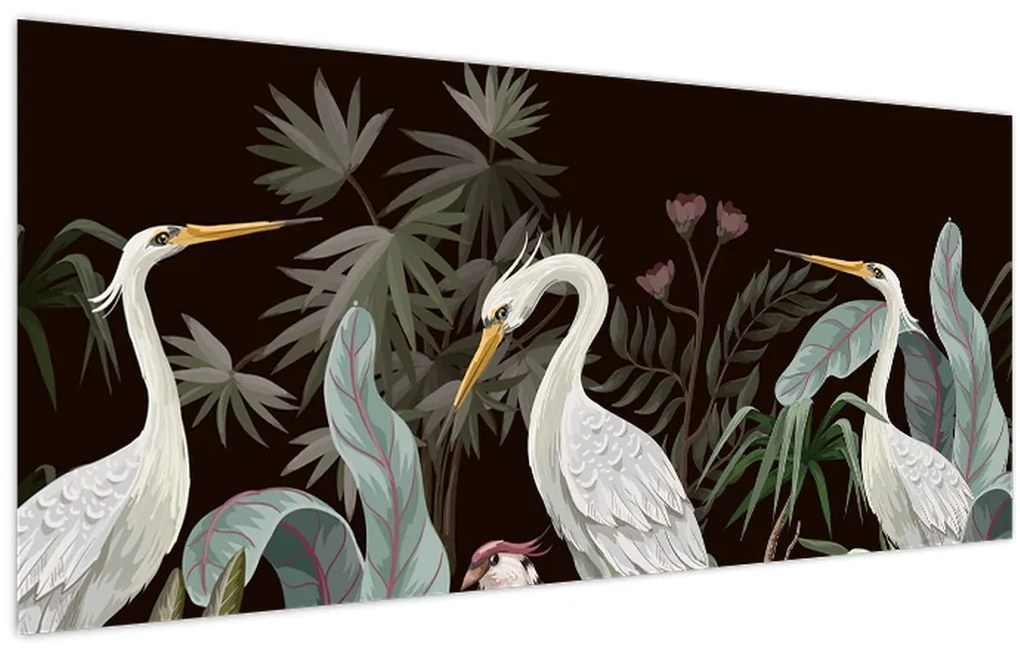 Tablou - Păsări (120x50 cm)