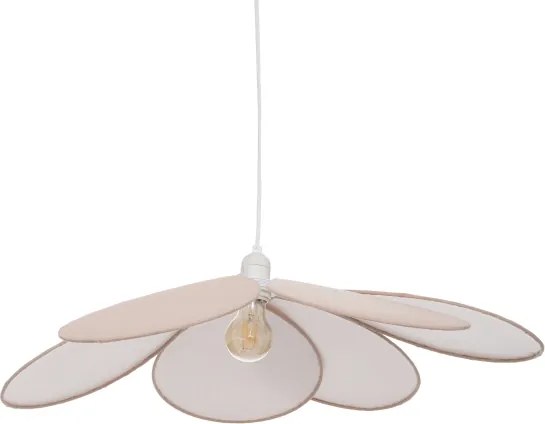 Atmosphera - Lustră suspendată cu cablu pentru copii PETAL 1xE27/40W/230V Ø 64 cm roz