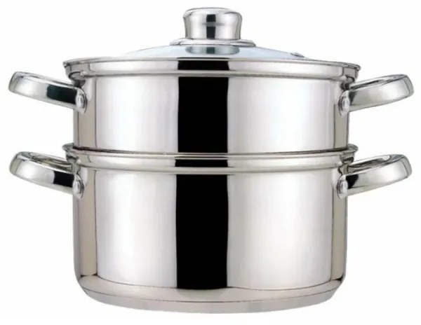 Oala gatire cu aburi Bohmann BH 3212, 2.5 L, 18 cm, Inductie, Inox