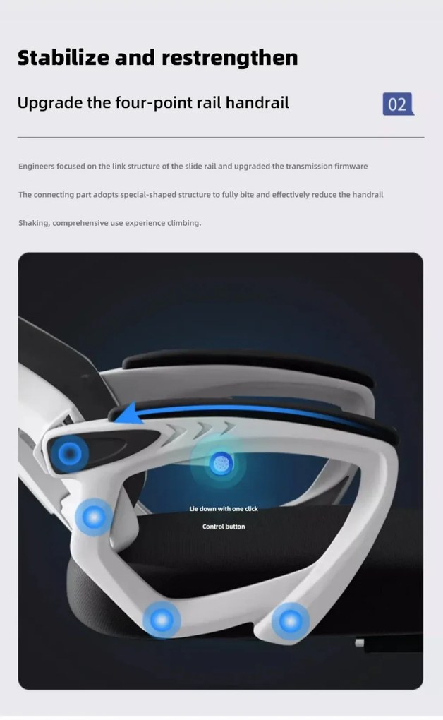 RESIGILAT- Scaun ergonomic cu suport lombar, pivotant 360°, tetieră reglabilă, suport pentru picioare, Mesh, Alb/Negru