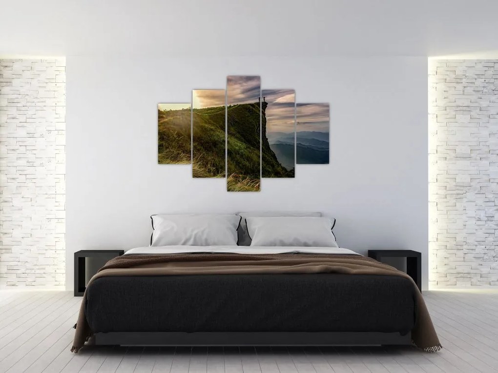 Tablou - Femei la stânci (150x105 cm)