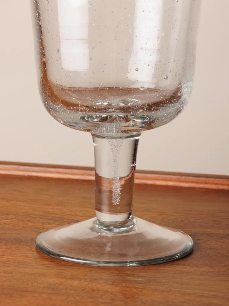 Pahar pentru vin, din sticla, H15 cm, Bubbles