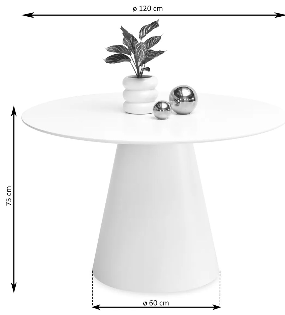 Masă de sufragerie Otava Stol (lemn negru + negru). Promo -10%. 1111761