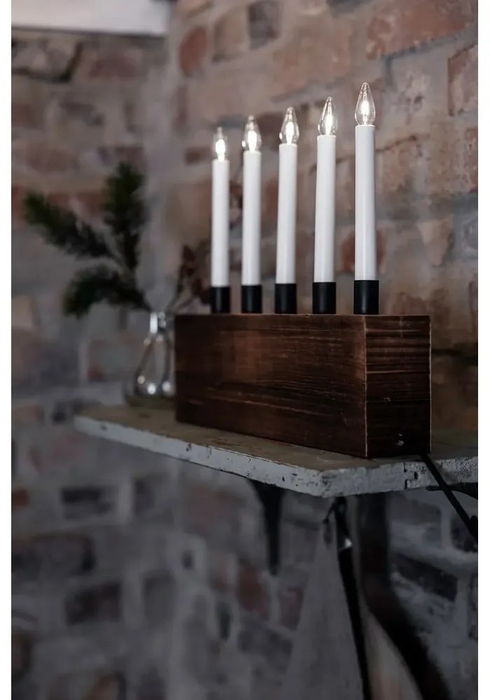 Decorațiune luminoasă de Crăciun maro Albero – Markslöjd