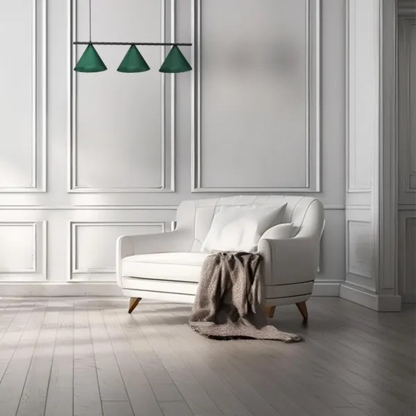 Lustră pe cablu CAPITAL 3xGX53/15W/230V, verde