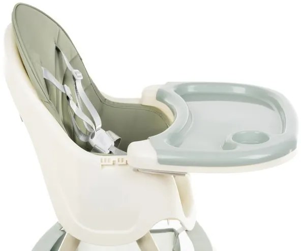 ShopJK SCAUN DE LUAT MASĂ PENTRU COPII 3în1 MĂSLINIE