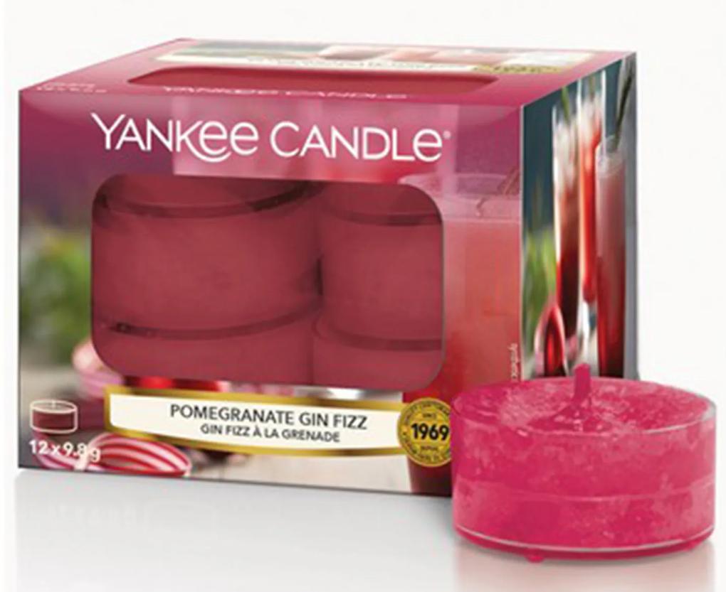 Yankee Candle roșii parfumate lumanari de ceai Pomegranate Gin