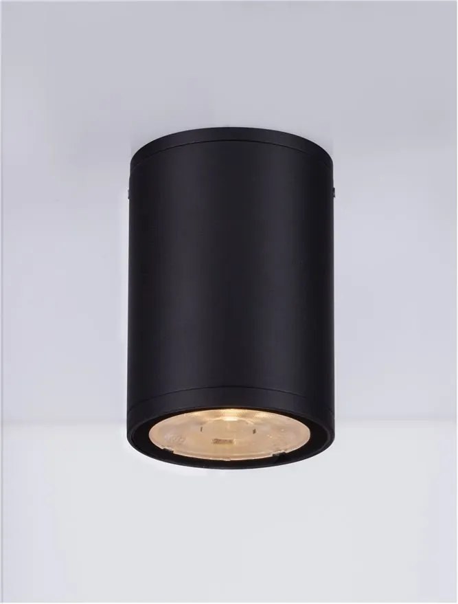 Spot LED aplicat de exterior IP65 LUMINA D-6,5cm negru