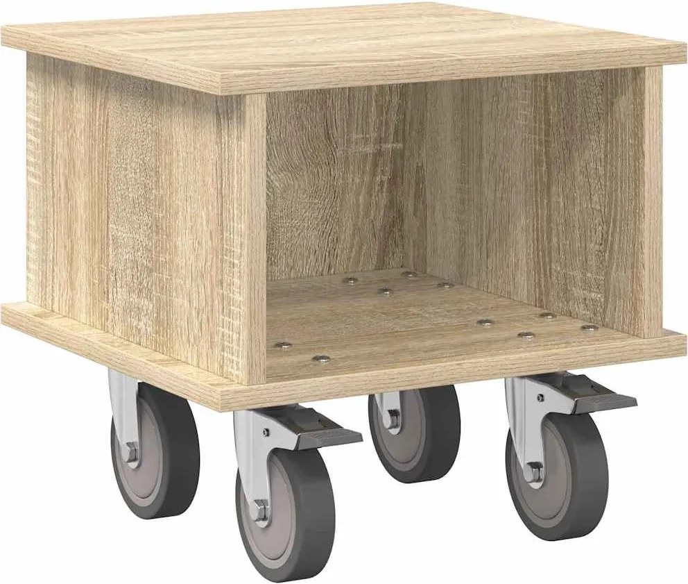 vidaXL Support TV Stejar Sonoma 37 x 35 x 35 cm Lemn compozit