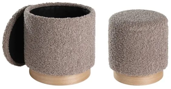 SET 2x taburet Eglo 424141 MASHIKE d. 31,5/38,5 cm maro