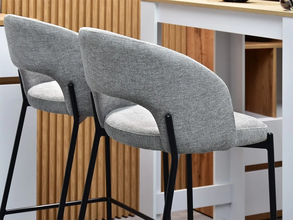 Scaun Gustav (gri + negru). 1110696