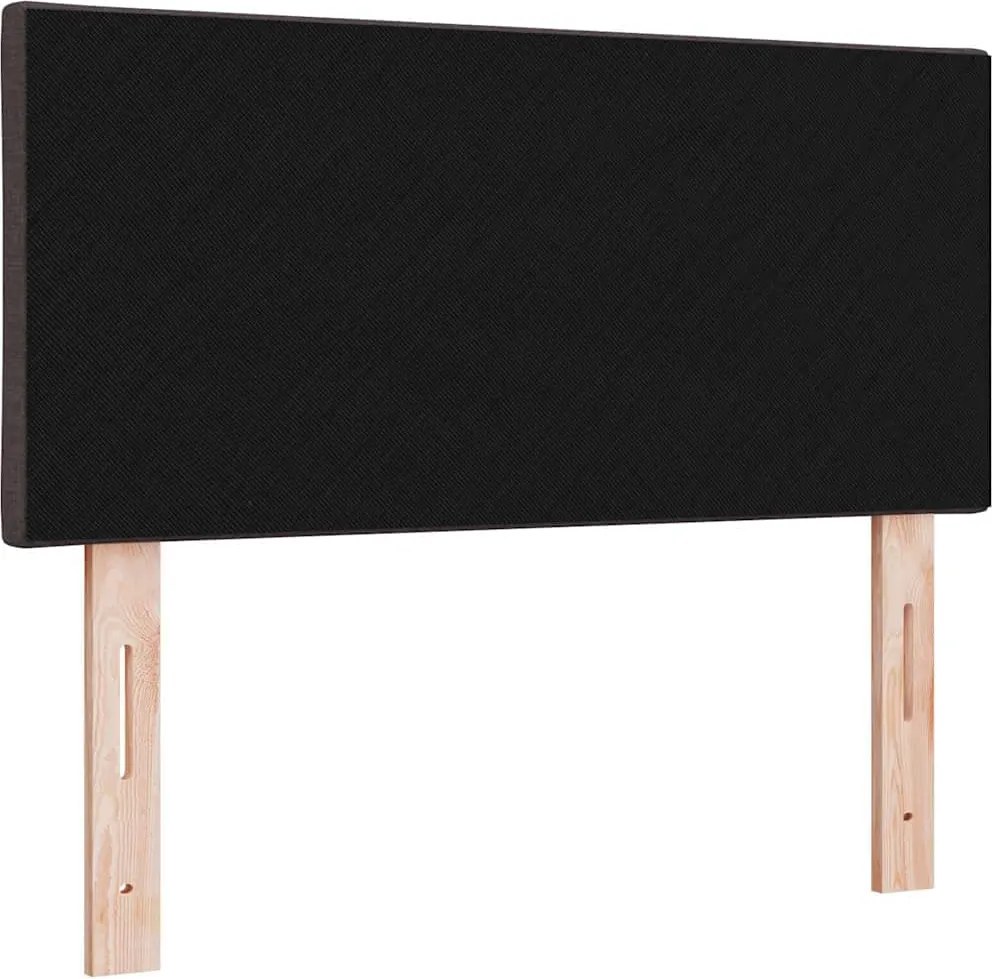 vidaXL Tăblie cap Maro închis 100 cm țesătură