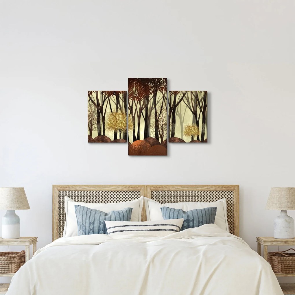 Tablou - Pădure decorativă (90x60 cm)
