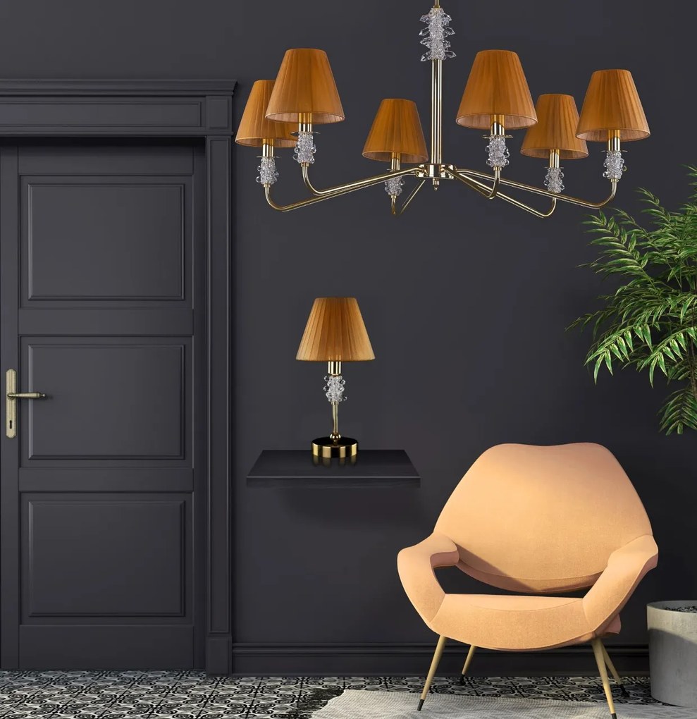 Candelabru 5 brate LUX design modern, Cristal Bohemia Exclusive TRINITY 01-CH