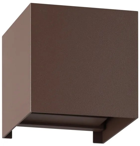 Aplică LED de exterior Eglo 901066 CALPINO 2xLED/2,8W/230V IP54 maro