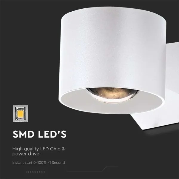 Aplică LED de exterior LED/5W/230V 4000K IP65 alb
