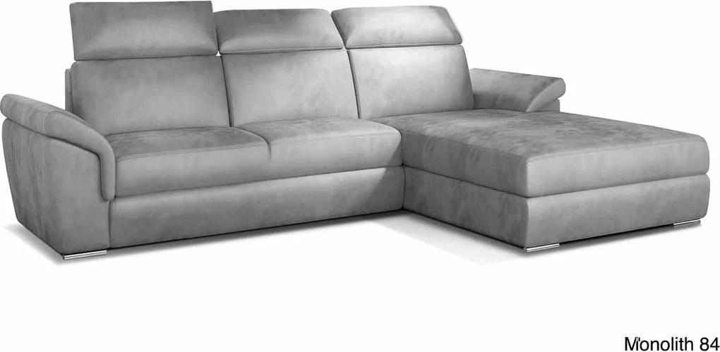 Colțar lemn masiv Extensibil Toby Depozitare 272x216cm Personalizabil - Berlin 01 + Soft 17, Stânga