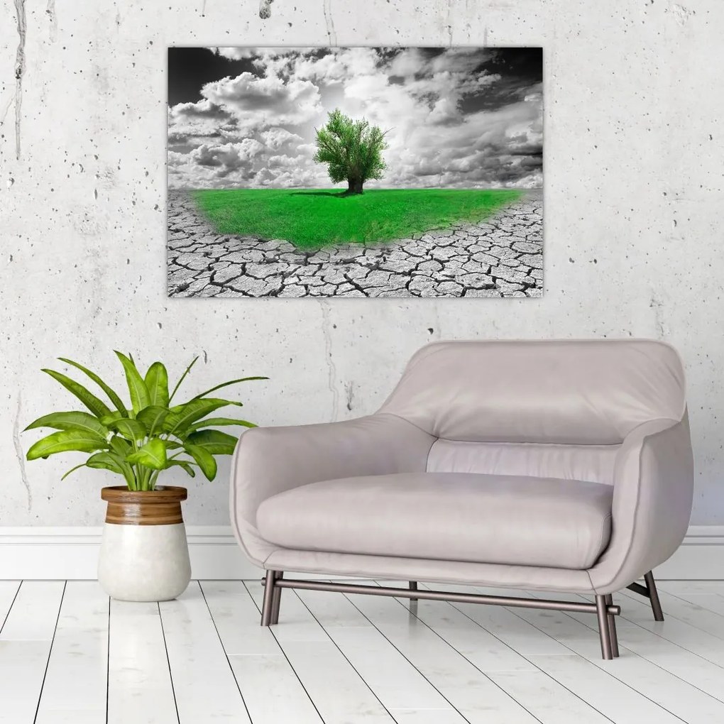 Tablou - O bucată de natură în oraș (90x60 cm)