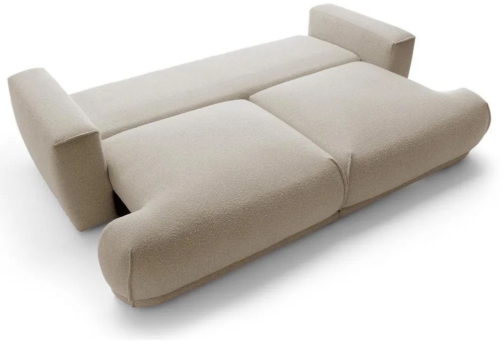Canapea trei locuri Dita 3 (taupe + negru). 1100482