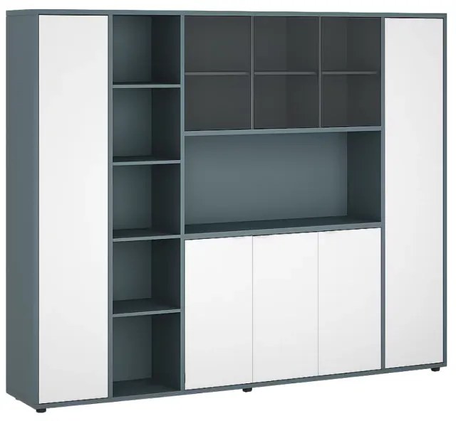 Dulap cu șase uși din PAL melaminat-W2400*D400*H2000