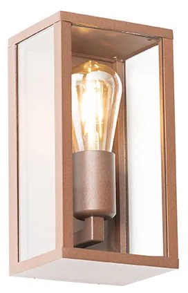Aplică industrială maro ruginiu 26 cm IP44 - Charlois