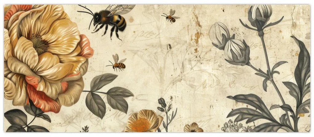 Tablou - Pajiștea albinelor (120x50 cm)