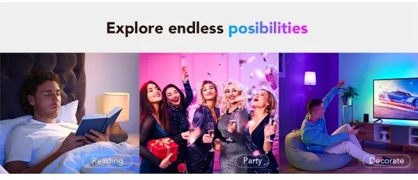 Bec LED RGBWW dimabil Govee Smart E27/12W/230V 2700-6500K Wi-Fi