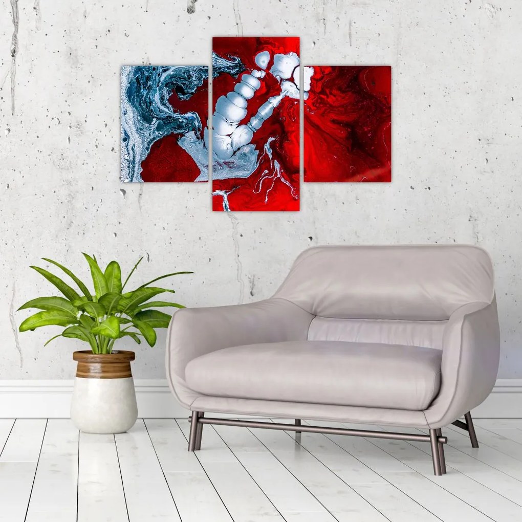 Tablou cu pete abstarcte (90x60 cm)