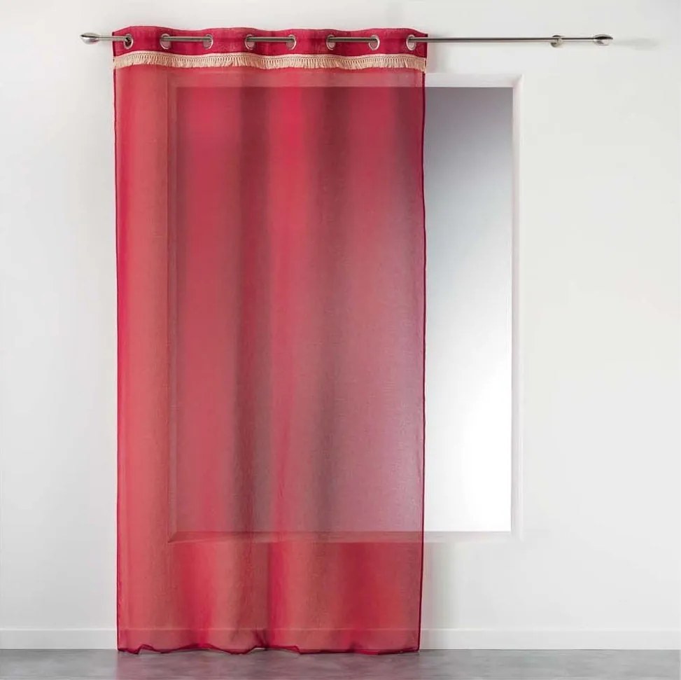 Perdea roșie distinctivă FRANGY 140x240 cm