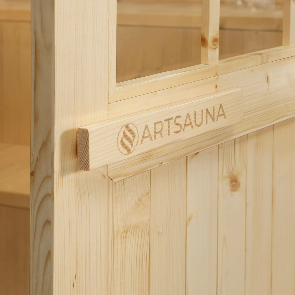 Vonkajšia sauna Eldur s 8 kW ohrievačom & príslušenstvom