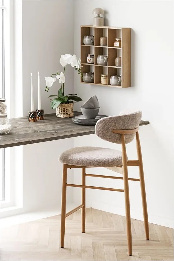 Raft în culoare naturală etajat din lemn de pin 46 cm Moss – House Nordic