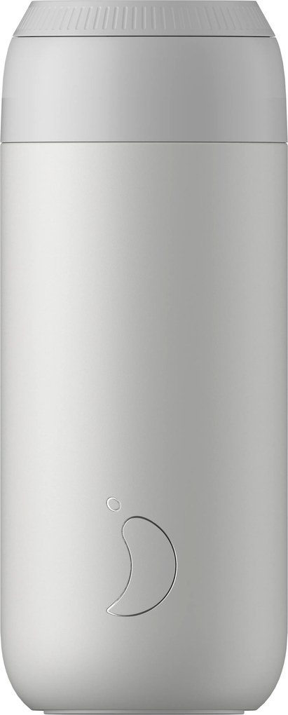 Cană termos Chilly's Bottles - Gri 500ml, Ediția Seria 2