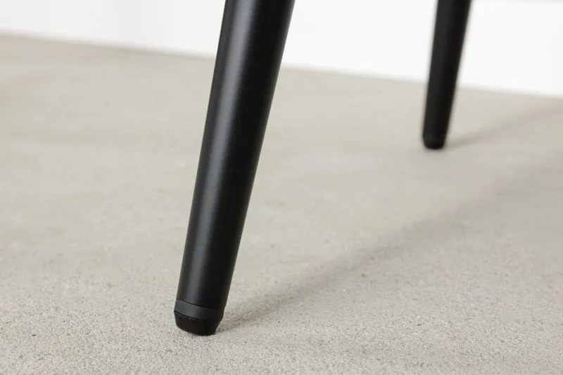 Set 2 scaune de bar Milano catifea sampanie