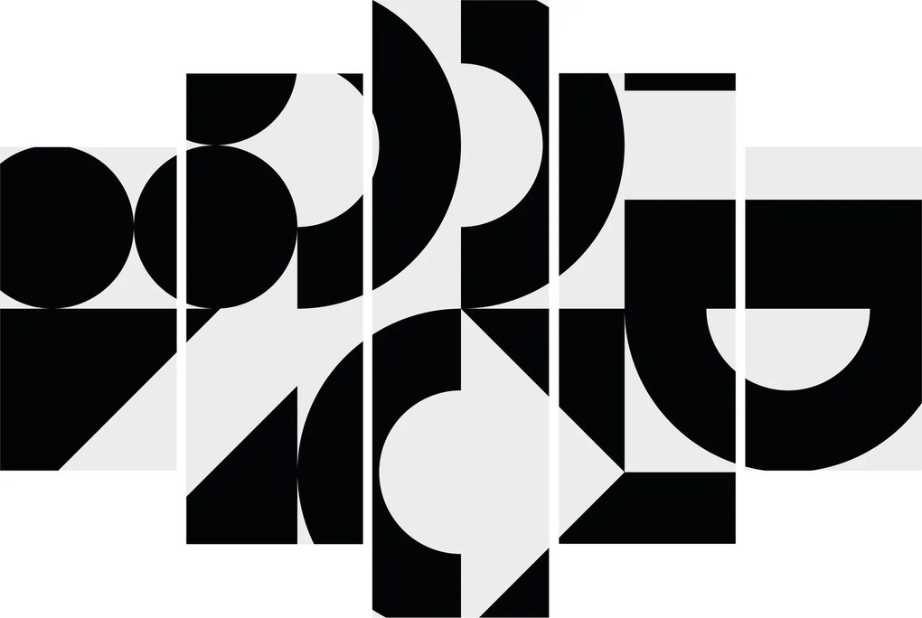Tablou - Abstracție geometrică N⁰2 (150x105 cm)