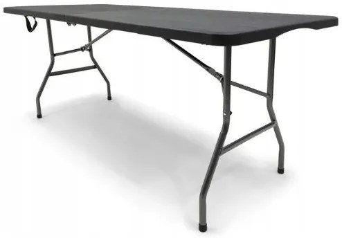 Masă pliabilă de catering 240cm negru