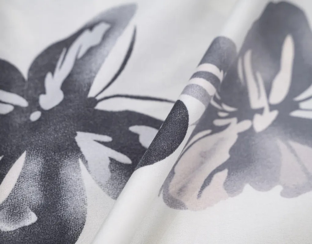 Lenjerie de pat din microfibra BLACK BUTTERFLY crem Dimensiune lenjerie de pat: 2 buc 70 x 80 cm | 160 x 200 cm