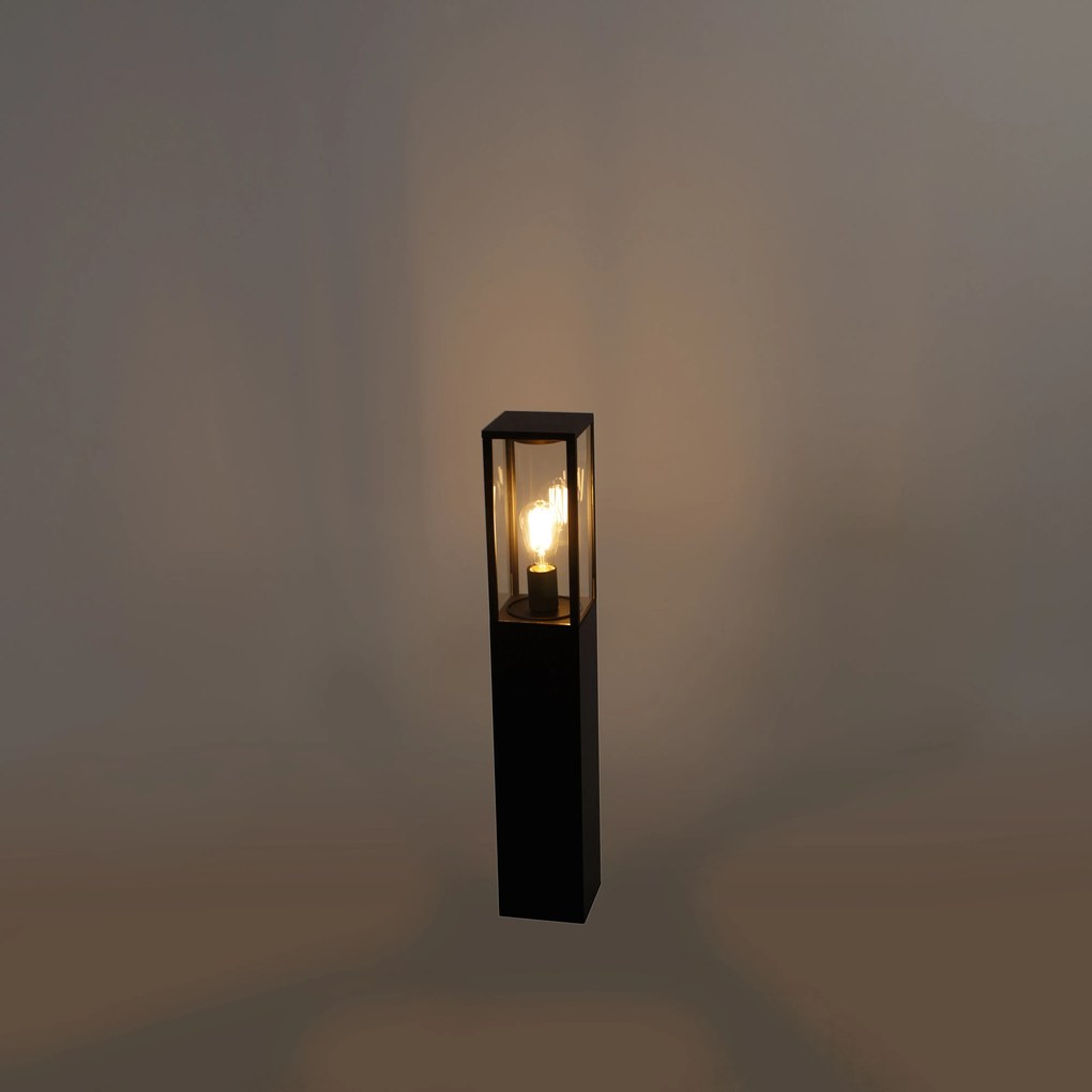 Lampă de podea industrială pentru exterior neagră 80 cm IP44 - Charlois