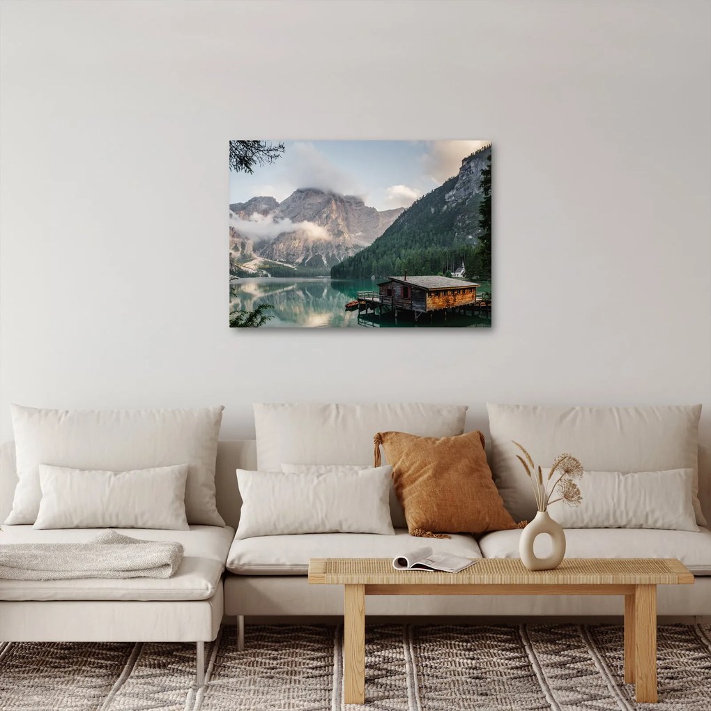 Tablou - Lake Prags (70x50 cm)