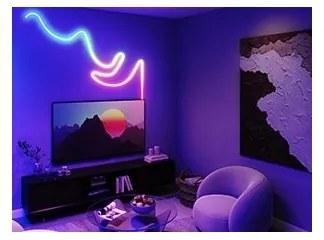 Bandă LED flexibilă Govee Neon 2 MATTER 5m RGBIC Wi-Fi IP67