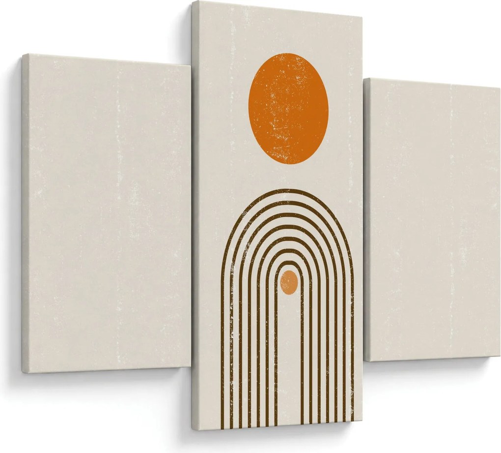 Tablou - Arcuri maro (90x60 cm)
