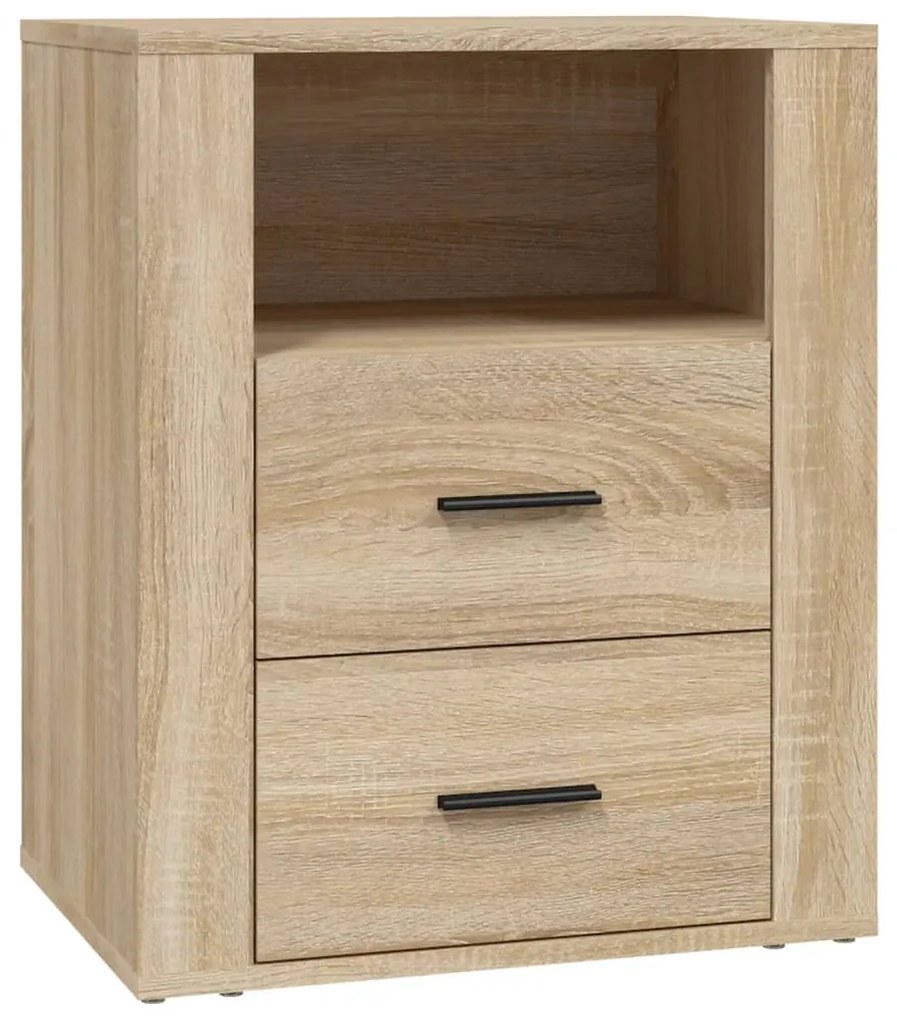 vidaXL Noptieră, stejar sonoma, 50x36x60 cm, lemn prelucrat