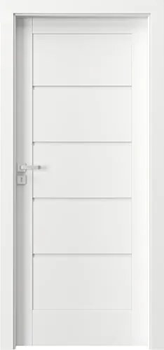 Usa cu toc reglabil HDF PORTA VERTE HOME G0 - ST DR 140-180 mm, ST, Alb, Folie Decor