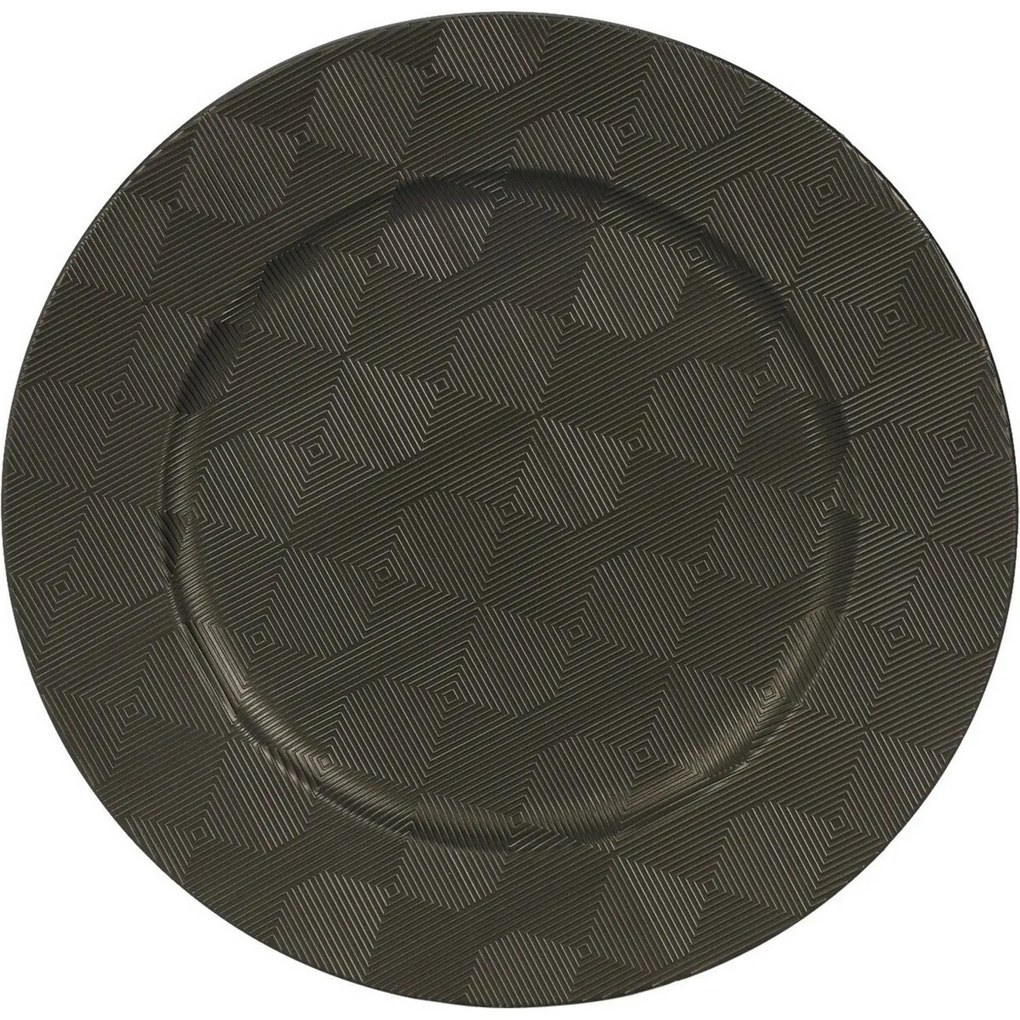 Suport farfurie Black Square, 33 cm