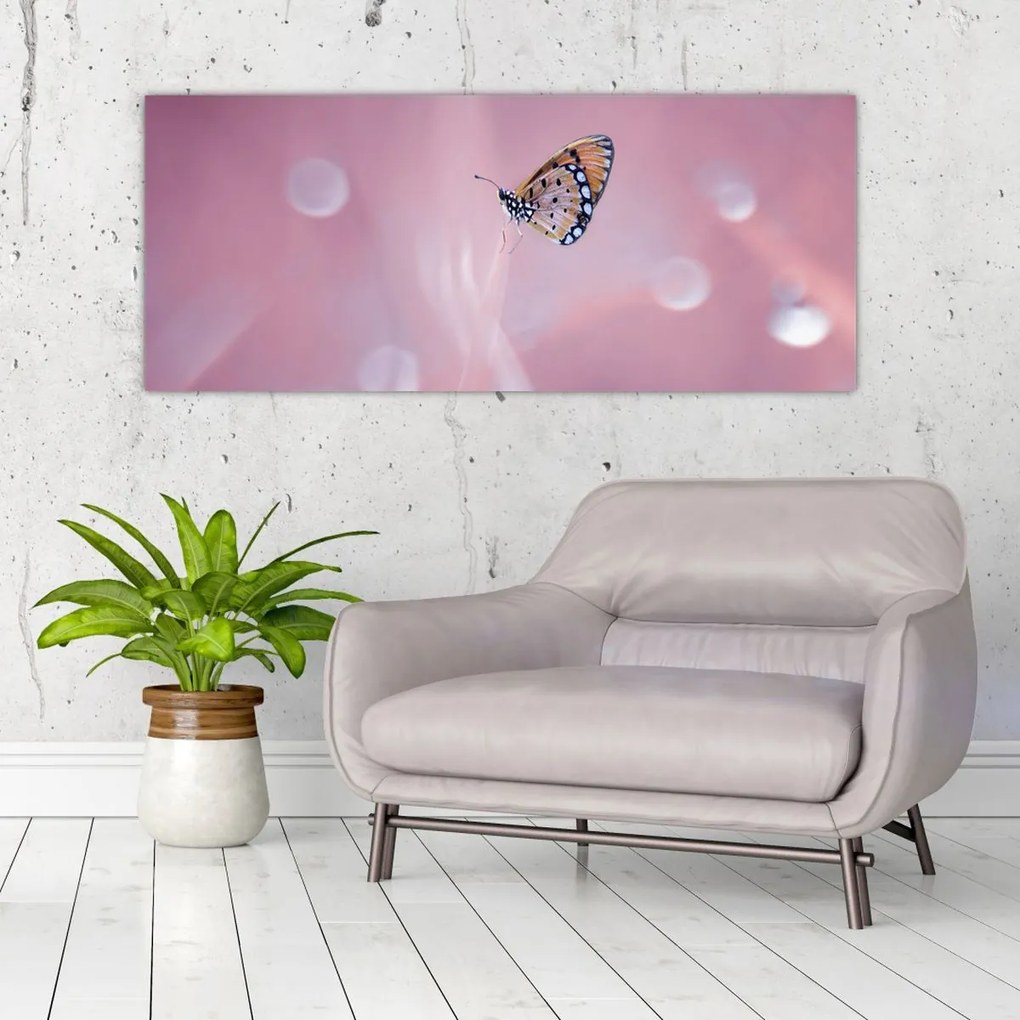 Tablou - Fluturele (120x50 cm)
