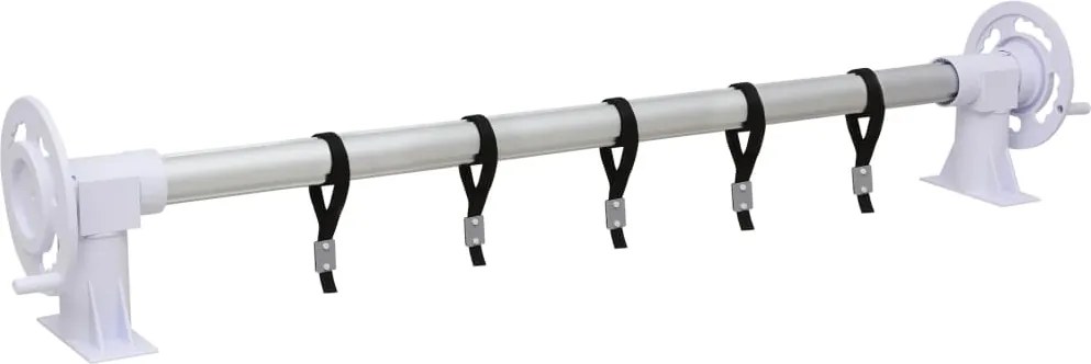 vidaXL Derulator de prelată pentru piscină cu bază din plastic