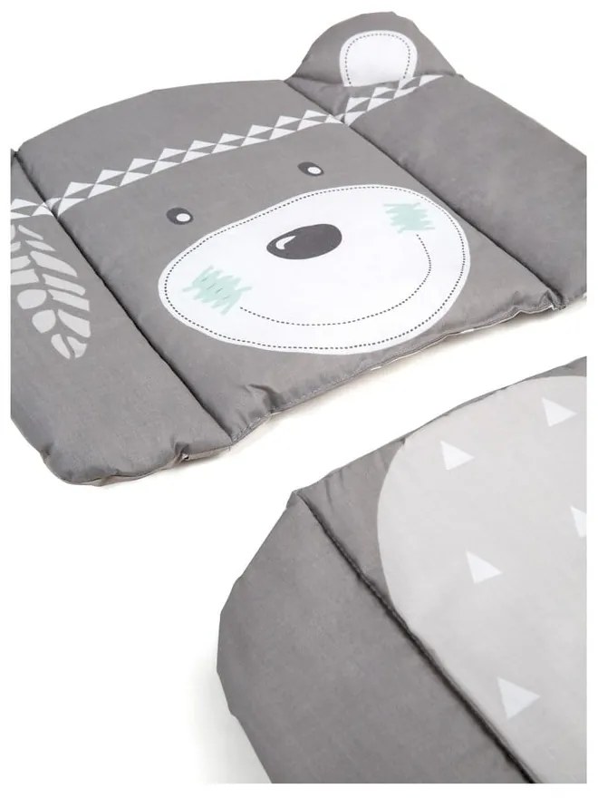 Pernă de scaun pentru copii gri Indibär – Roba